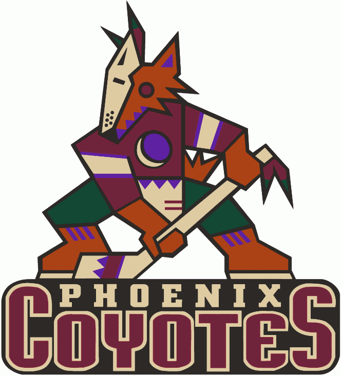 Phoenix Coyotes 1999-2003 Wordmark Logo iron on transfers for clothing...